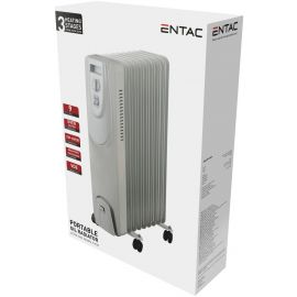 Entac Καλοριφέρ Λαδιού 9 Φέτες 2000W Λευκό με Timer Αντίστροφης Μέτρησης