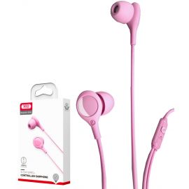 XO EP46 Noise-cancelling in-ear sleep Handsfree  1.2μ Ρόζ