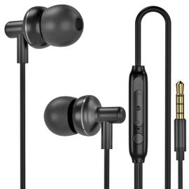 XO EP35 Μεταλλικό In-ear Handsfree  1.2μ Μαύρο