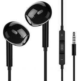 XO EP43 3.5mm In-ear Handsfree 1.2μ Μαύρο