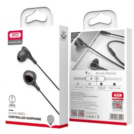 XO EP46 Noise-cancelling in-ear sleep Handsfree  1.2μ Μαύρο