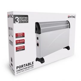 Entac Φορητή Μονάδα Θέρμανσης Basic 750W 53.5cm