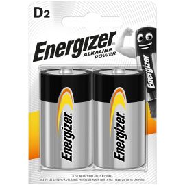 Energizer Power Αλκαλική D (2τμχ)