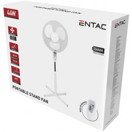 Entac Ανεμιστήρας Ορθοστάτης 44W Pulse με Τηλεχειριστήριο