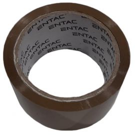 Entac Packing Tape 0.045x50mm Brown 50m