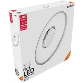 Avide LED Μοντέρνα Πλαφονιέρα Οροφής Eris 24W 350*85.0mm Λευκό 4000K
