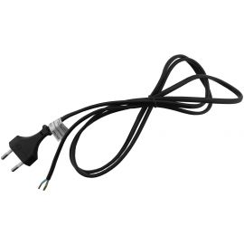 Entac Rewireable Cord 2G0.75 1.5m with Plug Black