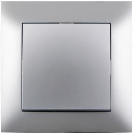 Entac 101 Arnold Recessed wall switch single-pole Silver