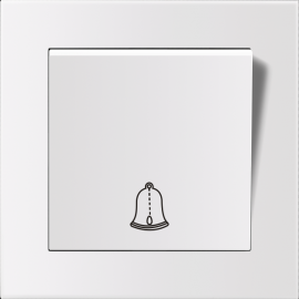 Entac Arnold Recessed doorbell switch White