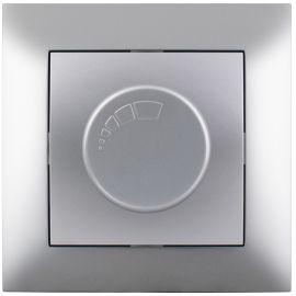 Entac Arnold Recessed wall switch dimmer max.200W Silver
