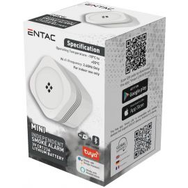 Entac Smart Mini Ανιχνευτής Καπνού με WIFI TUYA