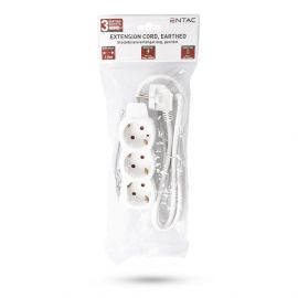 Entac Πολύπριζο 3 Θέσεων 3x1.0mm 1.5m