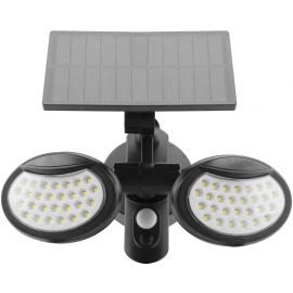 Entac Ηλιακό Φως Τοίχου 10W SMD 2 Κεφαλές με Ανιχνευτή Κίνησης