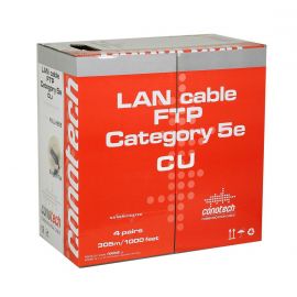 Conotech Στροφείο Δικτύου F/UTP CU CAT5e (305m)