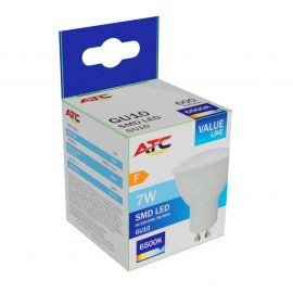ATC SMD Λαμπτήρας LED Spot GU10 230V 7W/600LM 110° 6500K