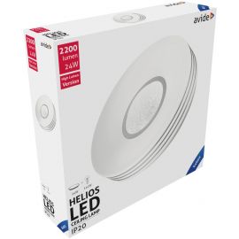 Avide LED Μοντέρνα Πλαφονιέρα Οροφής Helios 24W 380*95.0mm Ψυχρό 6400K