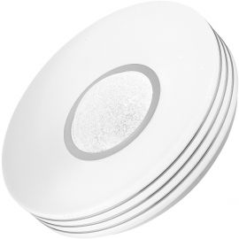 Avide LED Μοντέρνα Πλαφονιέρα Οροφής Helios 24W 380*95.0mm Λευκό 4000K