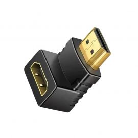 ADAPTOR HDMI ΑΡΣ. ΣΕ ΘΗΛ. ΓΩΝΙΑ 90°