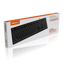 Meetion MT-K100 Ενσύρματο Πληκτρολόγιο / US
