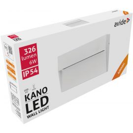Avide Εξωτερικό Φώς Σκάλας Kano LED 6W Λευκό 4000K IP54 18cm