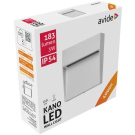 Avide Outdoor Step Lamp Kano LED 3W 4000K IP54 10.5cm