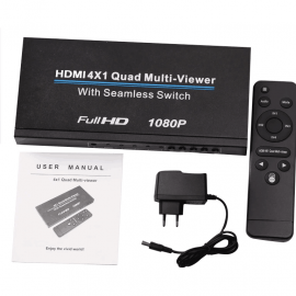 HDMI 4x1 Quad Multi-viewer