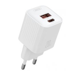  XO L147 (EU) Φορτιστής PD 1USB-A+1USB-C Λευκό