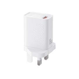 XO L159 Φορτιστής Ταχείας Φόρτισης (UK) QC 18W 1x USB-A