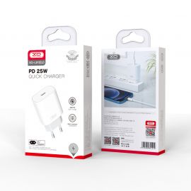 XO L91EU 25W Type-C Γρήγορης Φόρτισης Φορτιστής