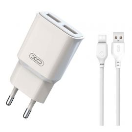 XO L92C EU Διπλός 2.4A Φορτιστής με Καλώδιο Type-c