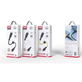 XO NB-Q248B Καλώδιο Φόρτισης + Data Suluo Series Type-c σε Type-c 60W L=25cm Άσπρο
