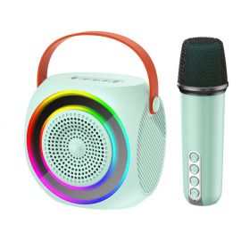XO F42 Φορητό Ηχείο Karaoke RGB Bluetooth Stereo Με Μικρόφωνο Μπλέ