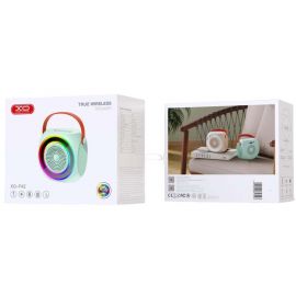 XO F42 Φορητό Ηχείο Karaoke RGB Bluetooth Stereo Με Μικρόφωνο Μπλέ