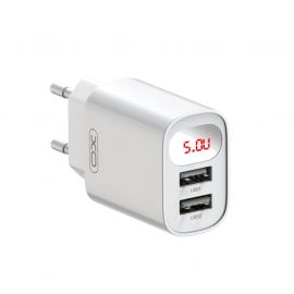 XO L95B Ψηφιακή Ένδειξη Διπλής Θύρας USB 2.4A Charger