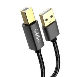 XO GB010A USB-A to USB-B cable Black