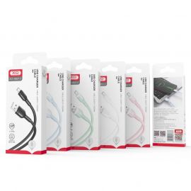 XO NB212 2.1A USB Καλώδιο for Type-C 1m Πράσινο