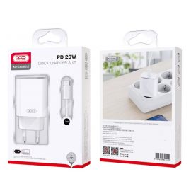 XO L90B EU PD20W Γρήγορος Φορτιστής με Type-C καλώδιο (NB-Q189A)