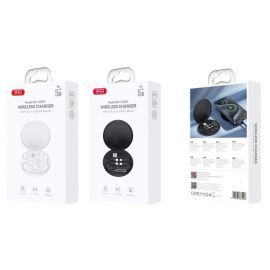 XO CX031 Adapter Family Box + Μαγνητικός ασύρματος φορτιστής 15W Λευκό