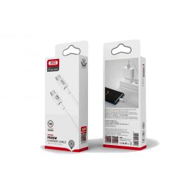 XO NB-Q190A 60W Καλώδιο Φόρτισης + Data Type-C σε Type-C 1m