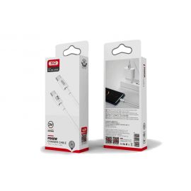 XO NB-Q190B 60W Καλώδιο Φόρτισης + Data Type-C Σε Type-C 2m
