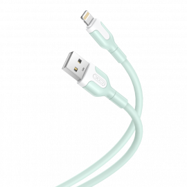 XO NB212 2.1A USB Καλώδιο for Lightning 1m Πράσινο