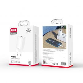 XO L96(EU) Γρήγορης Φόρτισης Φορτιστής (PD30W / USB QC18W)