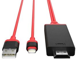 Lightning to HDMI adapter M/M Red