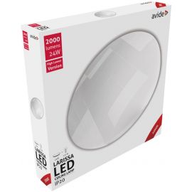 Avide LED Μοντέρνα Πλαφονιέρα Οροφής Larissa 24W 375*70mm Θερμό 3000K