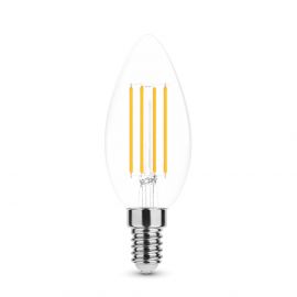 Modee LED Λάμπα Filament Κερί C35 7W E14 4000K 806lm Dimmable ERP