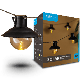 Modee Lighting Ηλιακή Γιρλάντα LED με 10 Φωτάκια 4,7m DS008