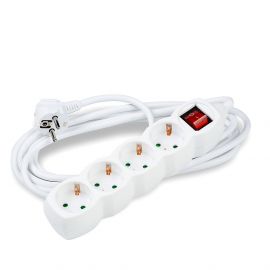 Technik Πολύπριζο 4 Θέσεων 3x1,5mm 5m με Διακόπτη