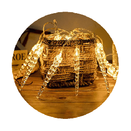 Modee Χριστουγεννιάτικα Φωτάκια LED (20LED/2.85m/15cm) Θερμό Λευκό