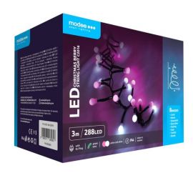 Modee Χριστουγεννιάτικα Φωτάκια LED Τύπου Berry με Αντάπτορα (576LED/6m) Θερμό Λευκό