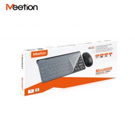 Meetion MT-Mini4000 Σέτ Ασύρματο / Μαύρο